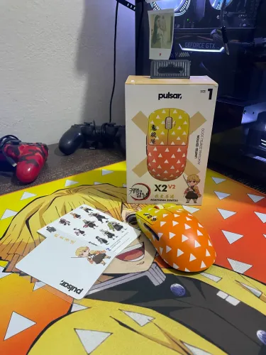 Mouse Gamer Pulsar X2v2 Mini - Demon Slayer Zenitsu