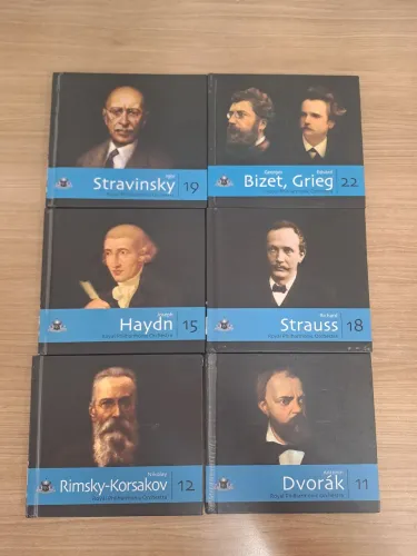 Royal Philharmonic Orchestra, edições 11, 12, 15, 18, 19, 22. Vendido coleção ou avulso.