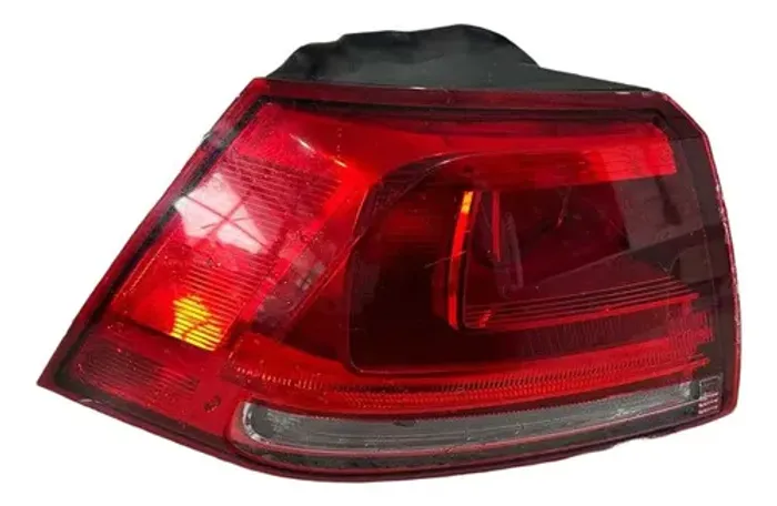 Lanterna Traseira Esquerda Vw Golf 2015 Esquerdo/motorista Vermelho