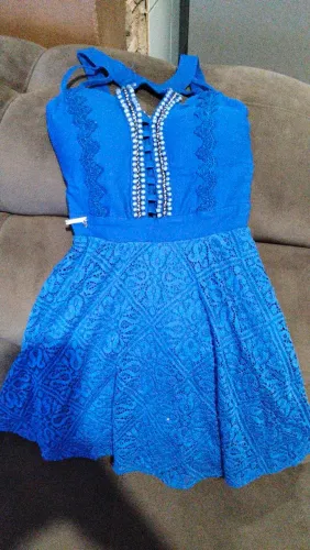 Vestido para festa 72cm Altura , busto 29cm(58cm)total , cintura 25cm(50cm total)