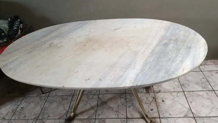 Pedra de mesa de marmori