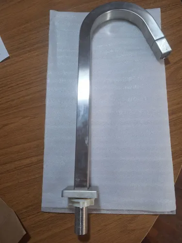 Torneira Banheiro Quadrada Inox Escovado