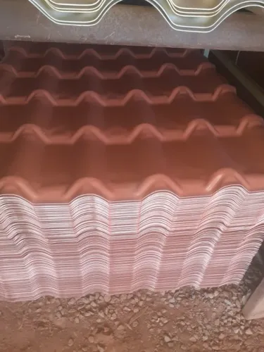 telha pvc modelo plan cor cerâmica 2,42x88 69,90 a vista  