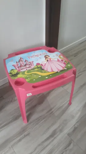 Mesa infantil rosa label 2 cadeiras