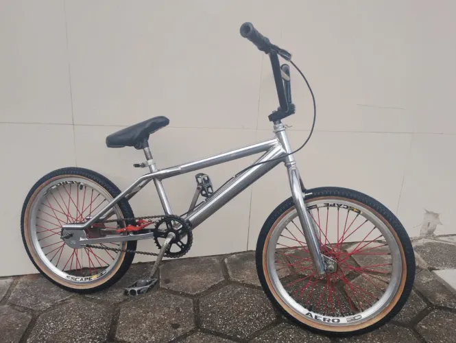 CROSS BMX PROX CROMADO TOP PARA VENDE LOGO.