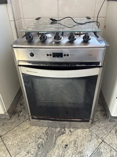 Fogão de embutir Brastemp 4 bocas