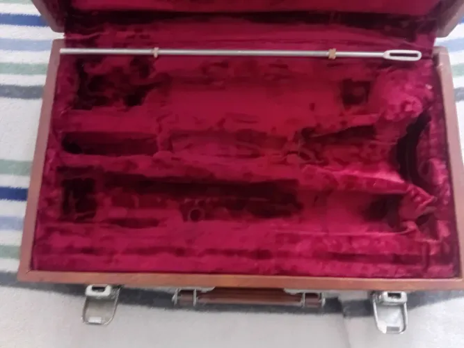 Estojo de madeira clarinete