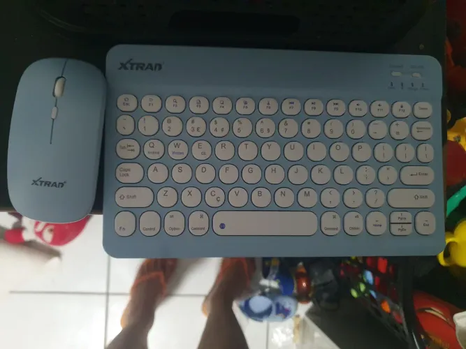 Kit Mouse e Teclado Bluetooth
