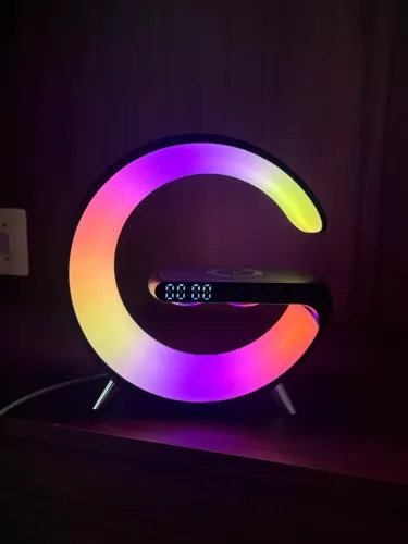 G-Speaker com Luz RGB e Carregador por Indução