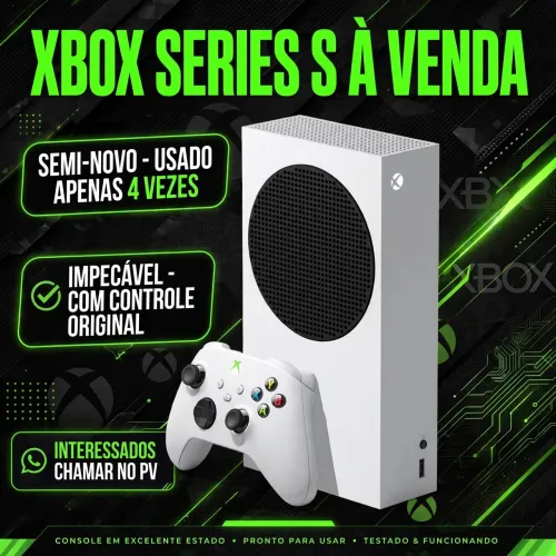 Vendo Xbox série s semi novo usado 4 vez