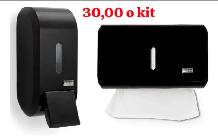 Dispenser de sabonete liquido + porta papel toalha