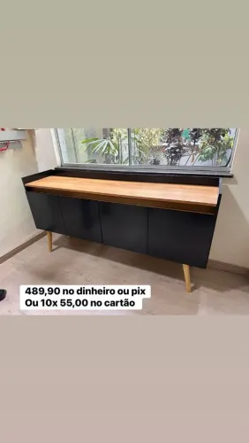 Aparador buffet 4 portas Estilo Retrô