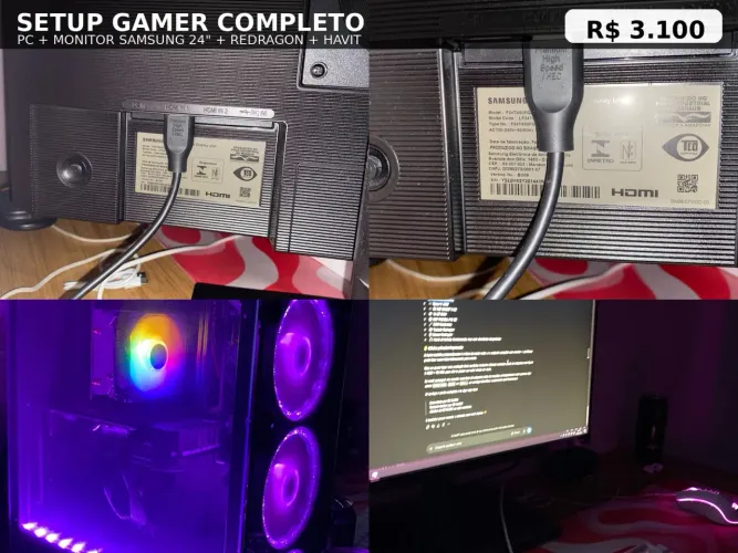 SETUP GAMER COMPLETO