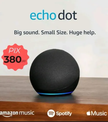 Alexa Echo Dot 5 Geração Preta (Lacrada)