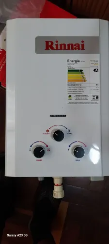 Aquecedor a Gás + Tubo duto de exaustão 