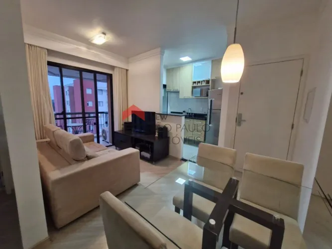 Excelente apto PARA ALUGAR MOBILIADO, com 39m² na Chácara Santo Antônio