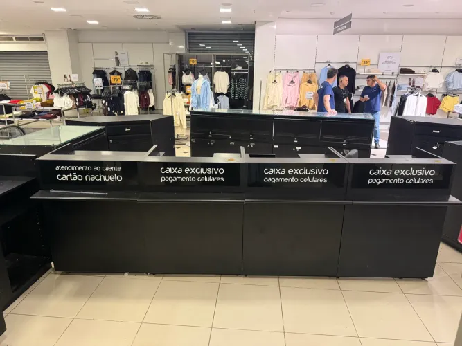 Móvel caixa mdf preto