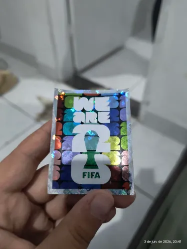 Figurinha da copa do mundo we até  fcw 4da Panini oficial?