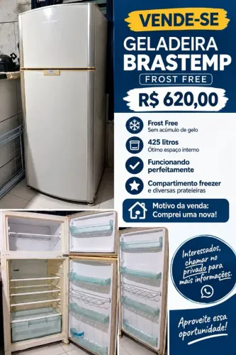 Geladeira Brastemp Frost Free 425 Litros