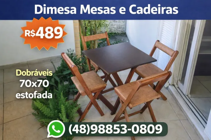 Mesas e cadeiras dobráveis . Loja de fábrica. Pague na entrega #mesa #cadeiras dimesa