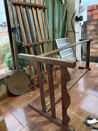 Cama sucupira solteiro
