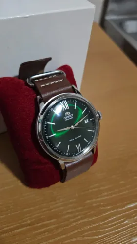 Relógio Orient Bambino verde (João Pessoa e Recife)