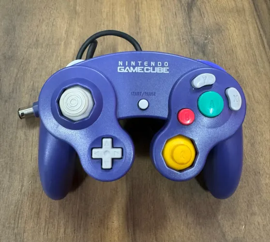 Controle Gamecube original roxo 