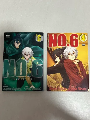 mangás No.6 volume 4 e 6 usados em bom estado