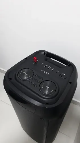 Caixa de Som, Sem fio, Com Led.