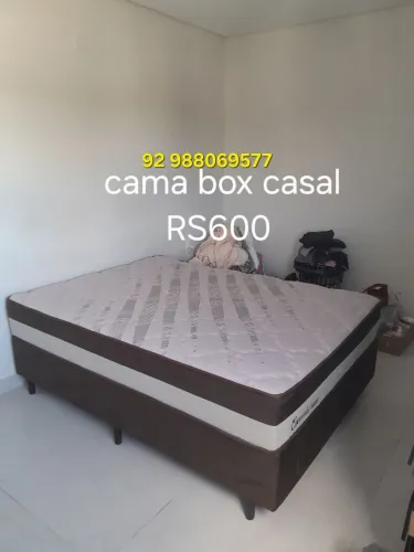 Cama box casal 