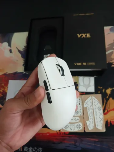 Mouse Gamer Sem Fio VXE Dragonfly R1 Pro MAX 1000Hz PAW3395se