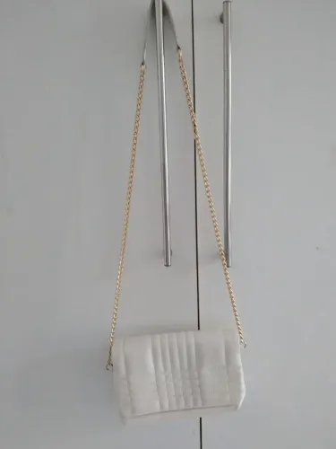 Bolsa Constance Couro offwhite