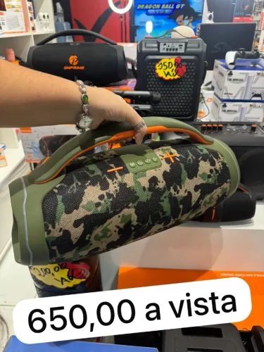 SOM BLUETOOTH PORTÁTIL BOOMBOX 300W 