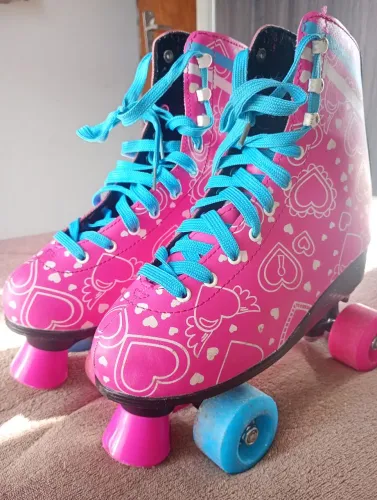 ?Patins Roller Tam 37/38 - Usado Apenas 2 Vezes (Seminovo / Impecável)