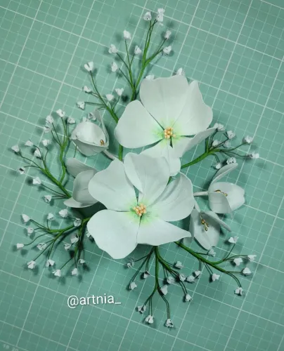 Flores de Papel Arroz