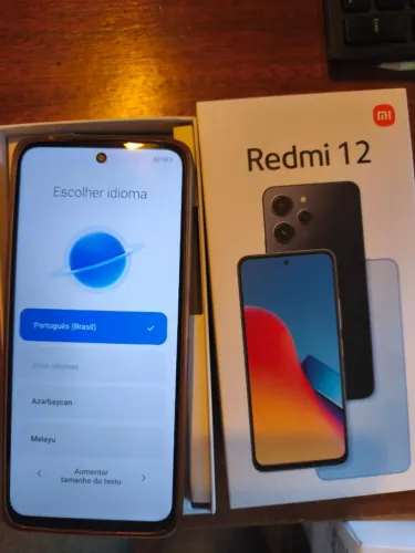 Impecável: Redmi 12 Midnight Black 128GB / 8GB RAM - com Caixa