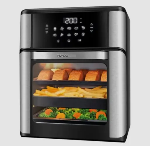 Air Fryer Oven Digital de Grande Capacidade - Nova na Caixa (Preta ou Vermelha)<br><br>