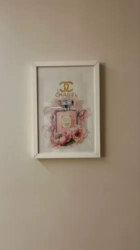 Quadro Decorativo Chanel - 43x30 cm
