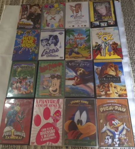 DVDs infantis - alegria das crianças - raríssimos
