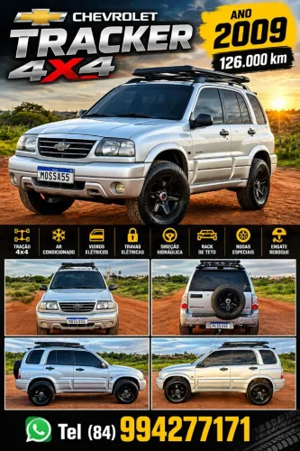 Chevrolet Tracker 2.0 16V 128cv MPFI 4X4 5P 2009