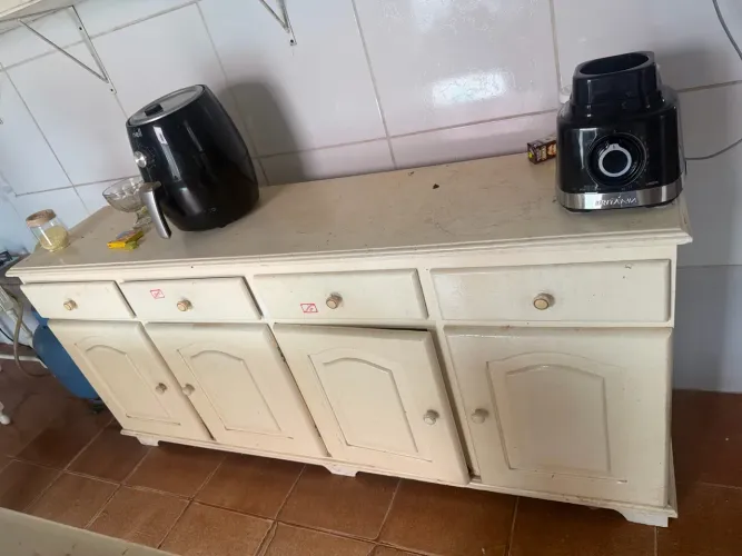 Balcão de cozinha madeira