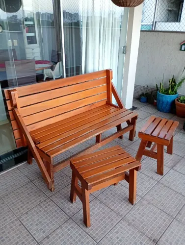 MESA MADEIRA AREA EXTENA VIRA BANCO