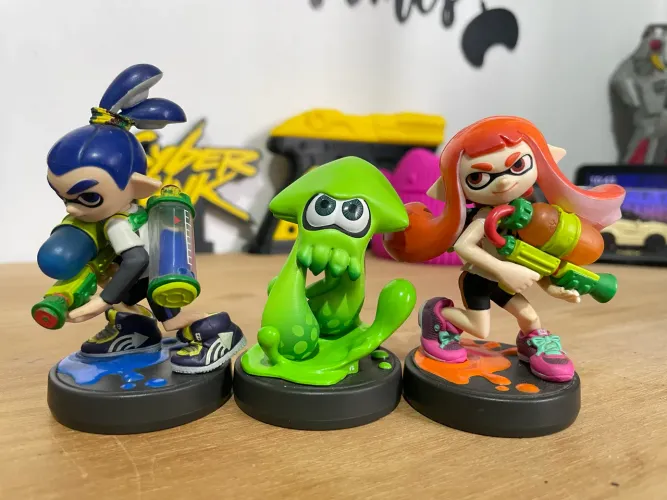 Lote Amiibos Splatoon Originais 