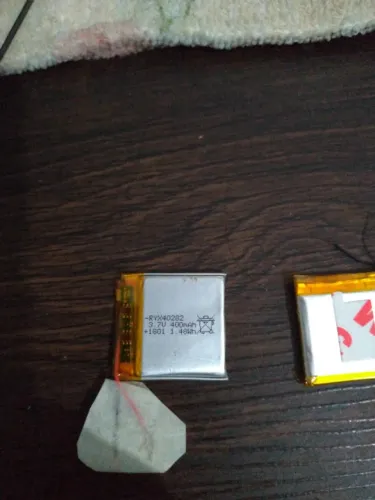 2 Baterias Polimero de Litio Recarregável 3.7v 400mah e  350mah