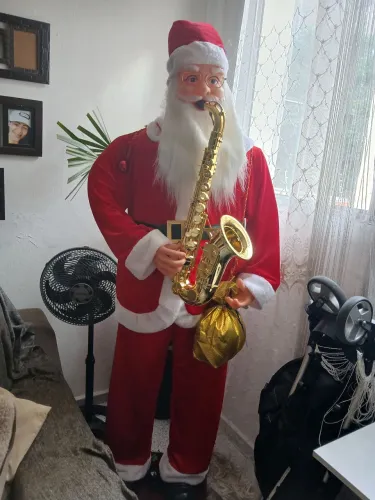 Papai Noel  Gigante 1.80m Canta e dança 