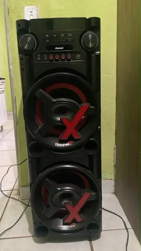 Vendo caixa de som amplificada amvox 1300W
