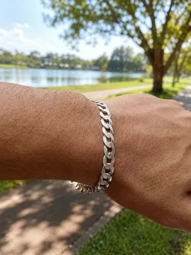 Pulseira de prata 8mm