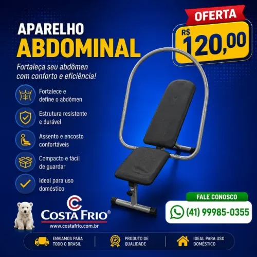 ## Aparelho Abdominal - Fortaleça seu Core com Praticidade