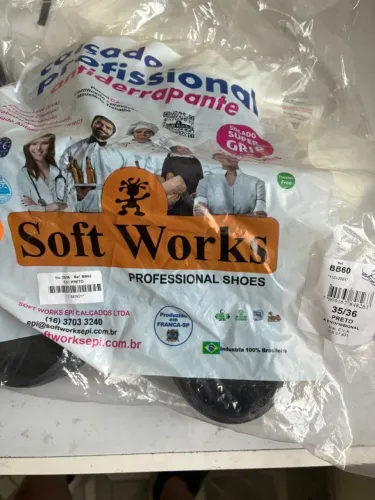 Calçado EPI Softworks ideal para cozinha 