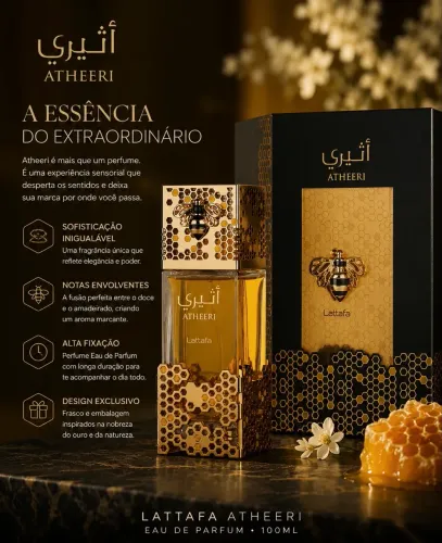 Perfume Lattafa Atheeri | Original | Lacrado com Nota